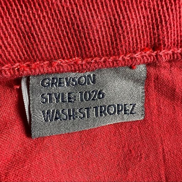 MON FRERE Mens Size 28 Inseam 32 Greyson Red Skinny Jeans - Picture 7 of 10